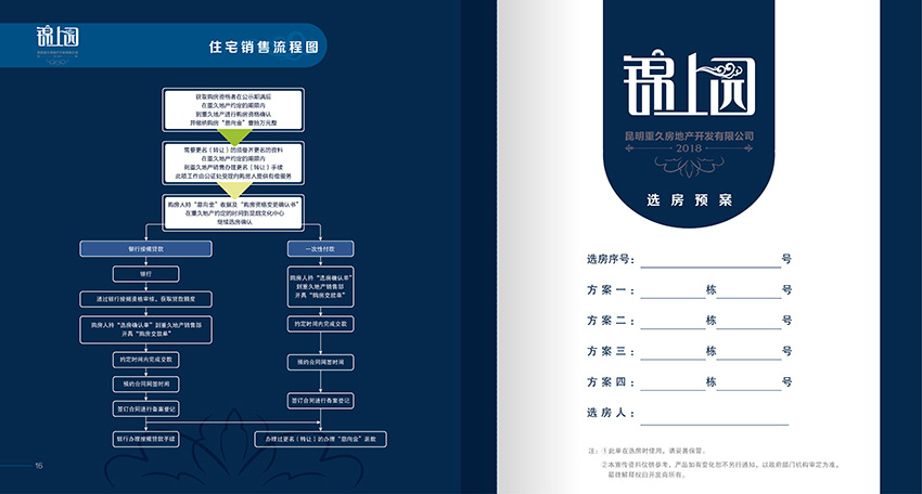 奎門為重久地產(chǎn)錦上園項目提供項目LOGO設(shè)計及樓書策劃設(shè)計制作服務(wù)
